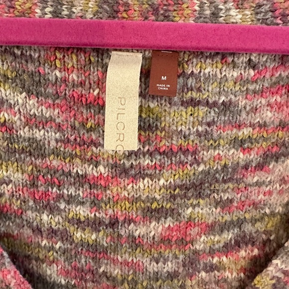 Pink Multi Pilcro v-neck sweater - Picture 4 of 9